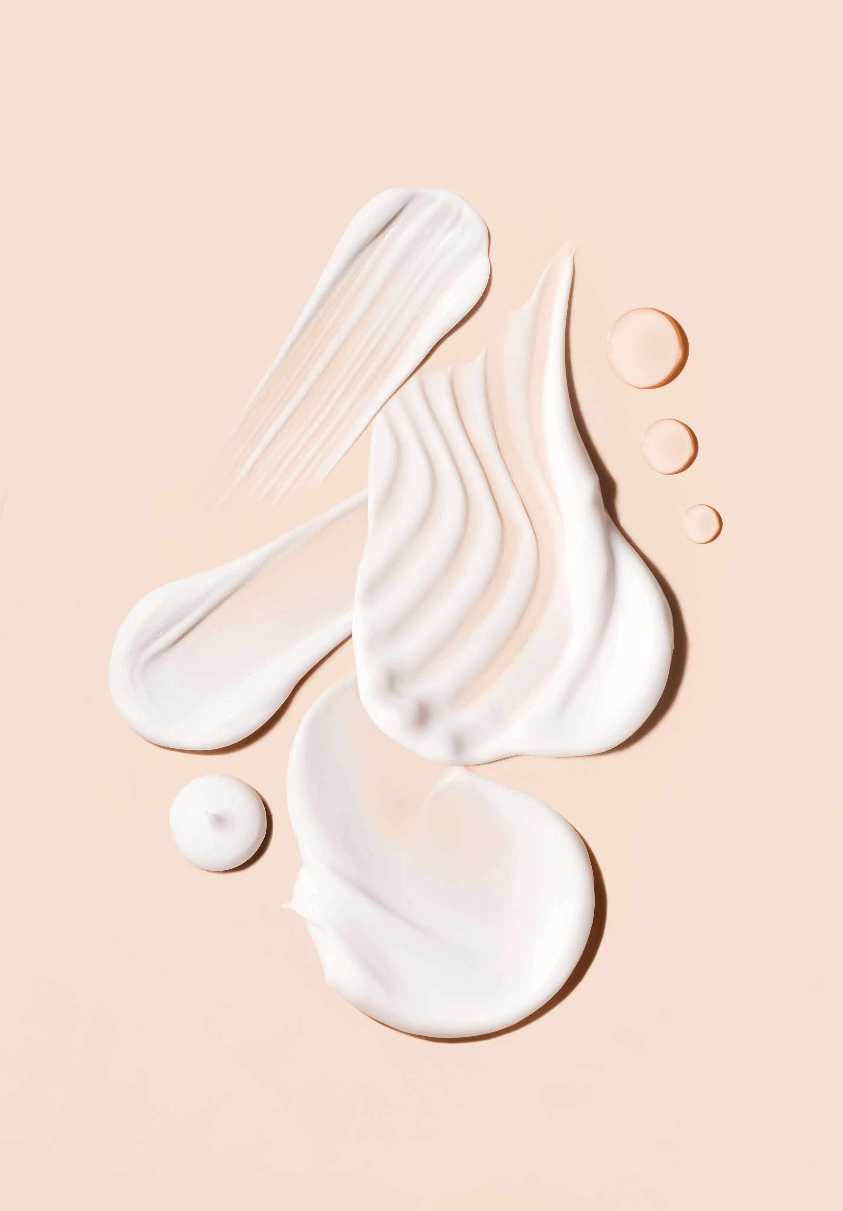 Cream swatches - ApiBeaute skincare products